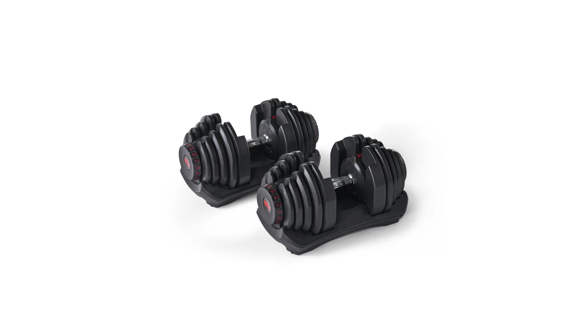 Bowflex SelectTech 1090i Adjustable Dumbbells product photo on a white background